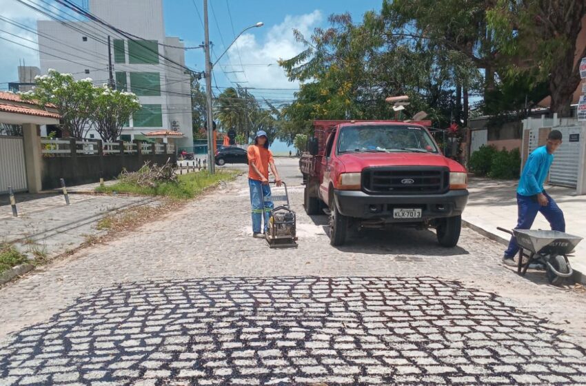 Operação Tapa-Buraco da Seinfra beneficia 38 bairros de João Pessoa nesta terça-feira (07)