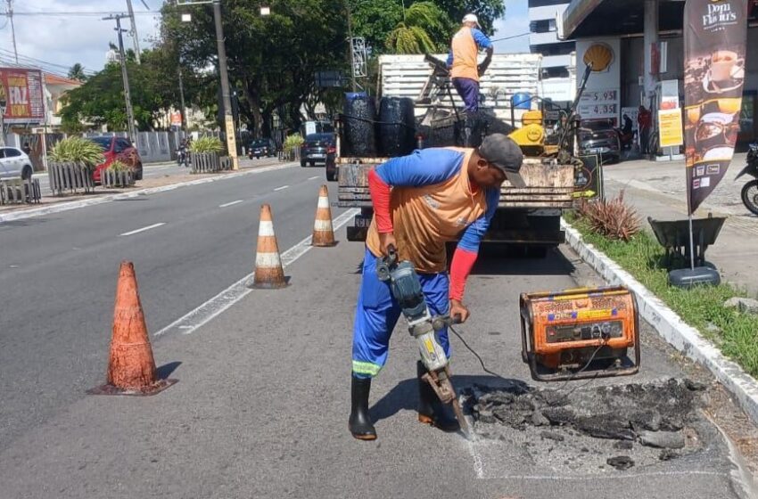Seinfra intensifica ações de manutenção em 35 bairros da Capital no início da semana