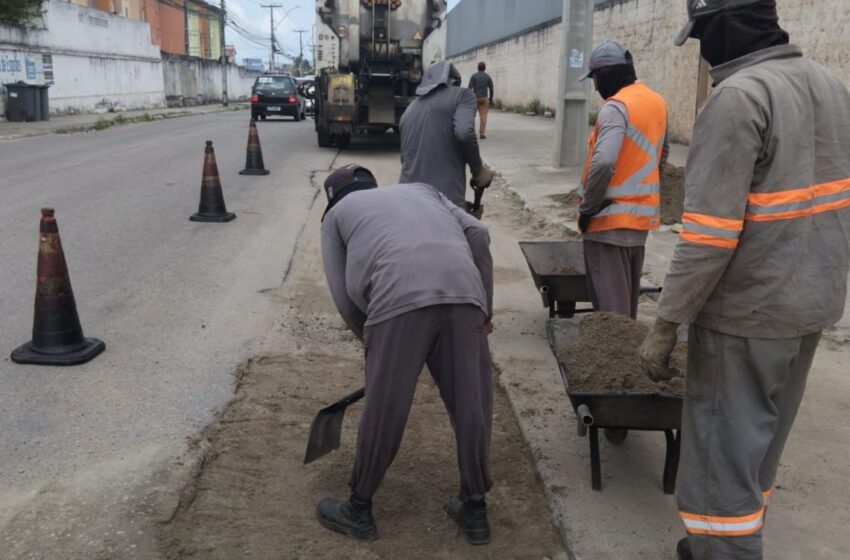 Seinfra realiza Operação Tapa-Buraco em 40 bairros da capitalnesta terça-feira (14)