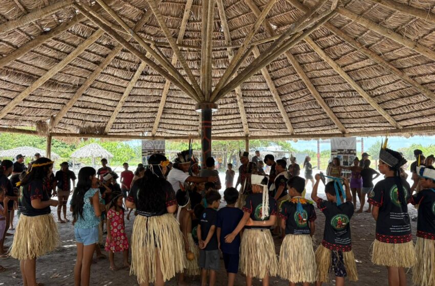  Afya Paraíba leva saúde e alegria para aldeia indígena em ação especial do Dia das Crianças