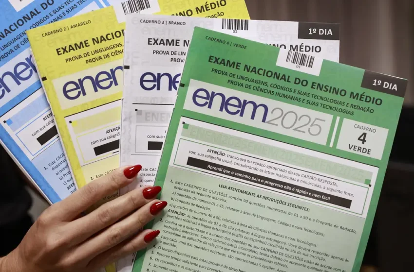  Inep divulga gabaritos do segundo dia do Enem 2025 após suspeita de vazamento de questões