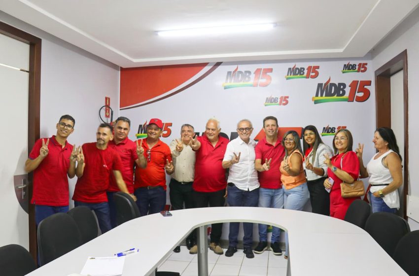  Aliança ganha força e Cícero Lucena recebe apoio maciço de lideranças do MDB em Imaculada
