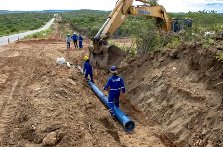  Água do São Francisco tem data para chegar ao Cariri: Adutora do Pajeú será concluída até 20 de dezembro, afirma MPPB