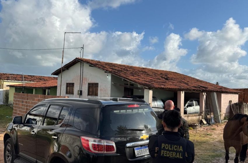  Operação da PF combate garimpo ilegal em terra indígena potiguara em Baía da Traição, litoral norte da Paraíba