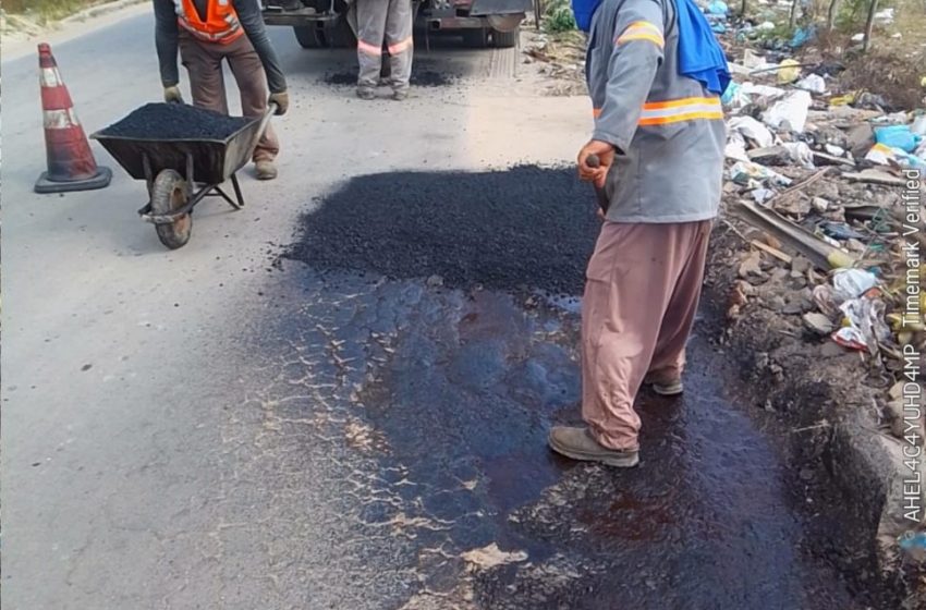  Prefeitura fecha a semana ampliando serviços de tapa-buraco em 32 bairros da Capital