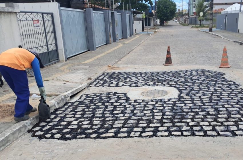  Seinfra fecha esta semana com ações de recuperação viária em 28 bairros de João Pessoa