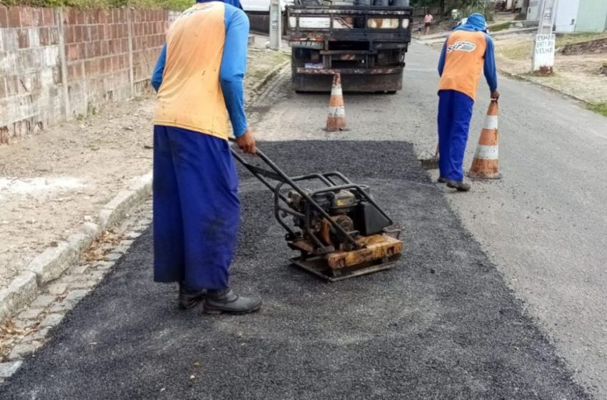  Ação da Prefeitura leva serviços de tapa-buraco a 33 bairros da Capital nesta terça-feira (18)