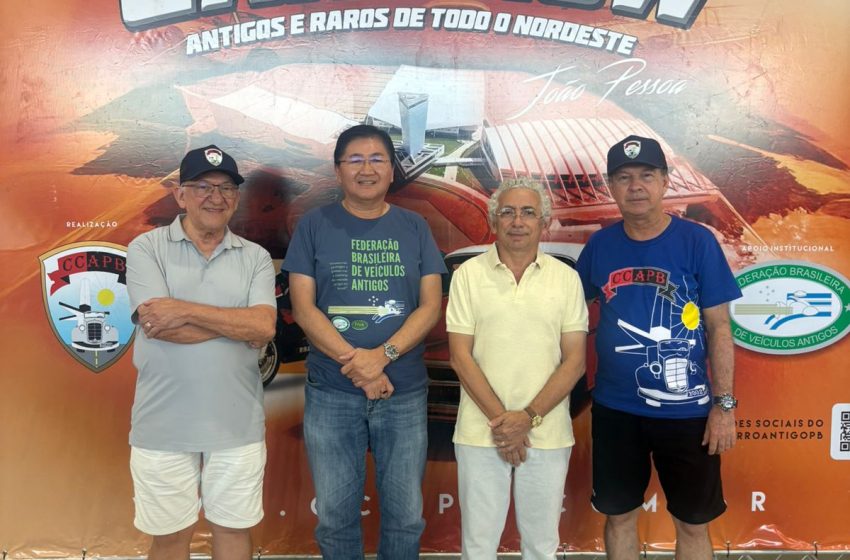  Veja os melhores momentos do primeiro encontro de carros antigos de João Pessoa