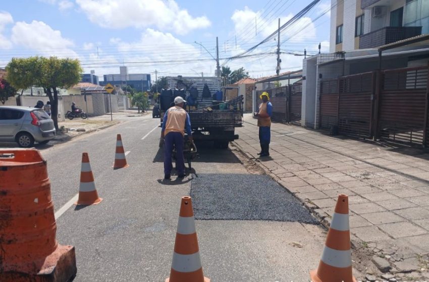  Operação tapa-buraco da Seinfra atende 20 bairros da Capital no início desta semana