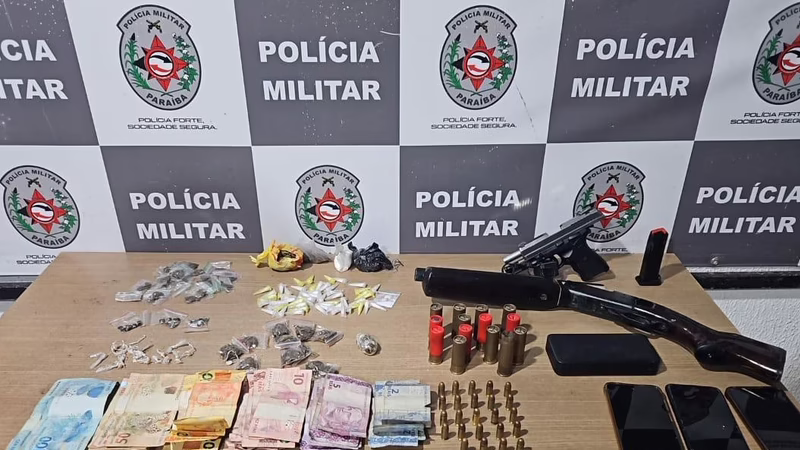  Polícia apreende armas e prende dois suspeitos em ação no Jardim Veneza, em João Pessoa