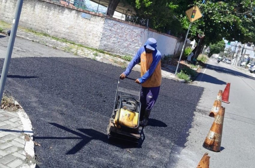  Operação tapa-buraco é reforçada pela Prefeitura para aprimorar condições das vias em João Pessoa