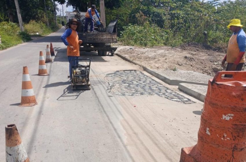  Prefeitura Municipal encerra semana com serviços de tapa-buraco em 23 bairros da Capital