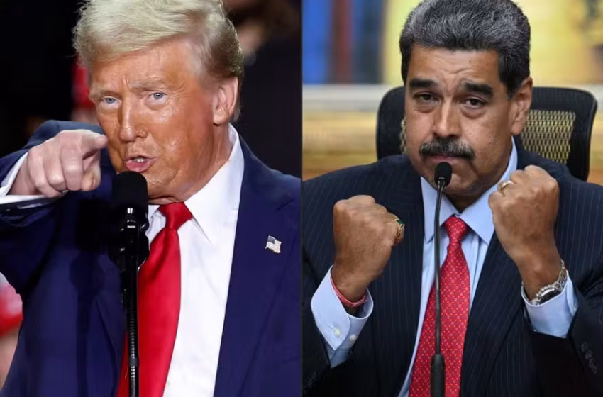  Trump e Maduro trocam farpas enquanto tensão entre EUA e Venezuela se intensifica