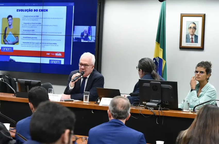  Presidente do Inep nega vazamento de questões do Enem 2025