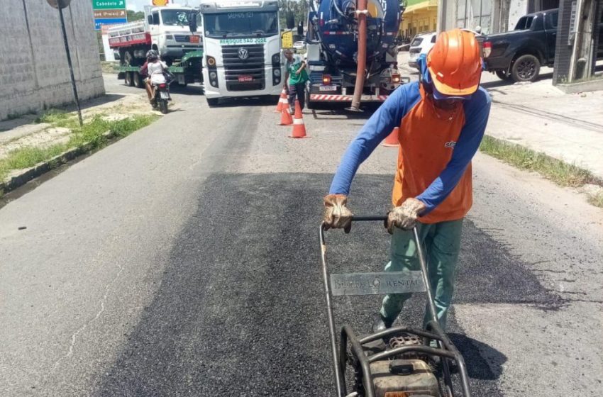  Seinfra amplia serviços da Operação Tapa-Buraco e atende 18 bairros da Capital no início desta semana