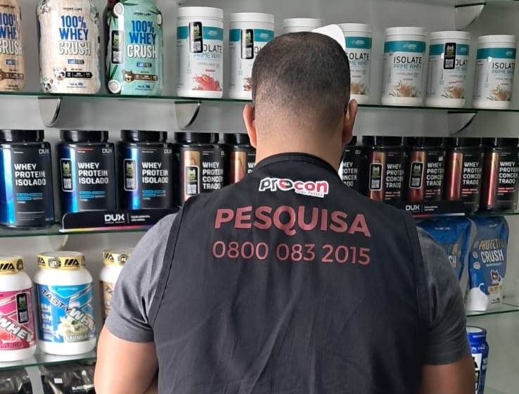  Pesquisa do Procon-JP para preços de suplementos nutricionais traz diferença de mais de R$ 350