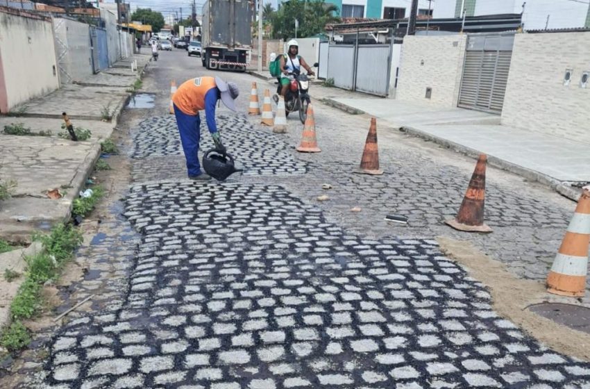  Prefeitura amplia serviços de tapa-buraco e alcança 17 bairros da Capital nesta terça-feira (13)