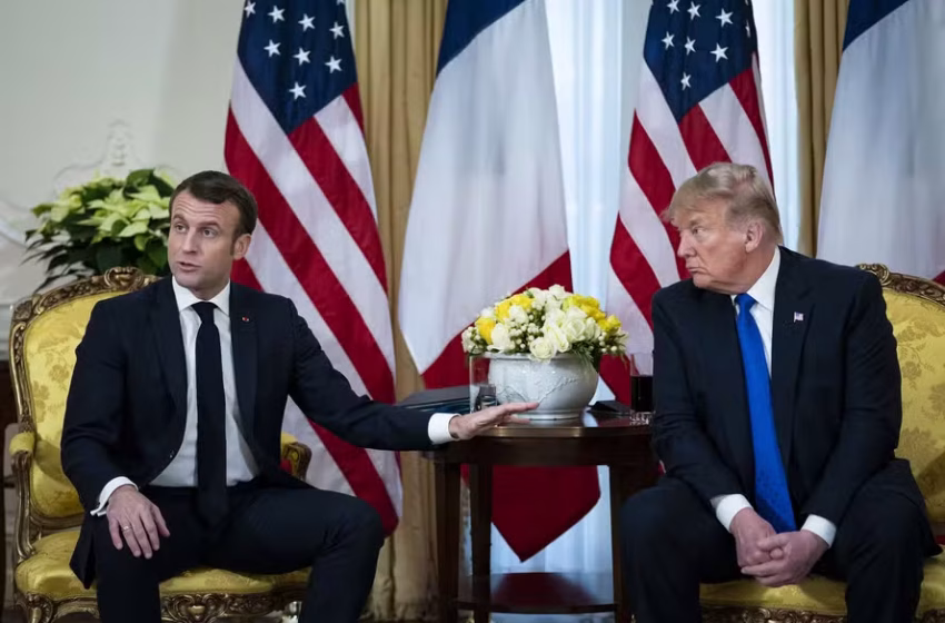  Macron questiona Trump sobre Groenlândia e sugere reunião do G7 com presença da Rússia