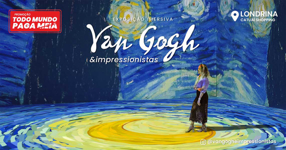  Exposição imersiva “Van Gogh & Impressionistas” entra na reta final em João Pessoa com meia-entrada para todos