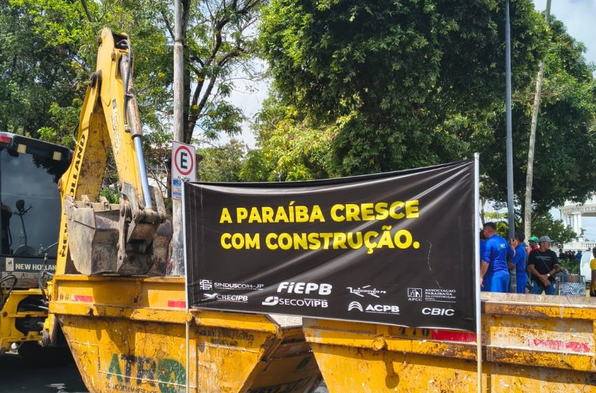  Construção civil protesta contra decisão do TJPB sobre Lei de Uso e Ocupação do Solo em João Pessoa