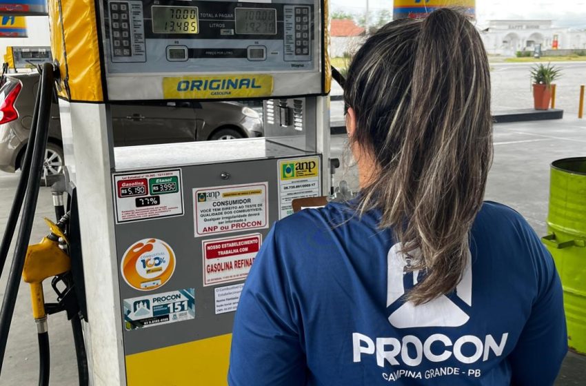  Procon de Campina Grande cobra explicações de postos e aciona MP por suspeita de aumento irregular da gasolina