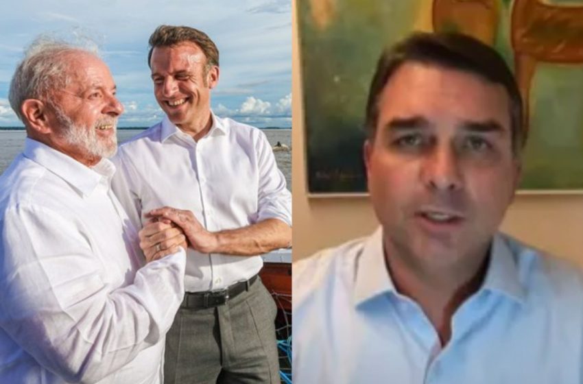  Flávio Bolsonaro critica Macron e Lula em entrevista a canal francês