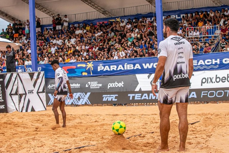  Torneio de futevôlei marca início das competições do Paraíba World Beach Games nesta quinta-feira (26)