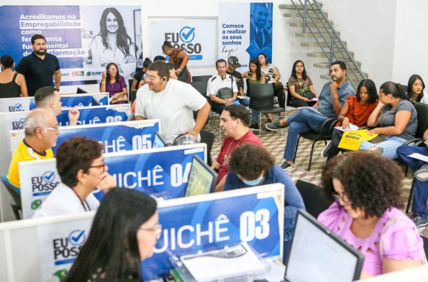  Sine-JP oferece 594 vagas de emprego, com oportunidades concentradas em telemarketing e construção civil