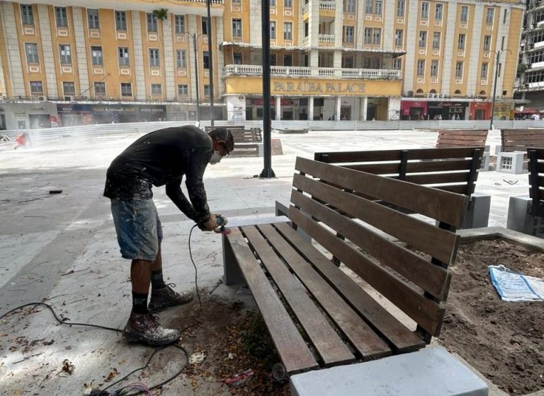  Obras do Ponto de Cem Réis e da Rua Duque de Caxias estão em fase de conclusão