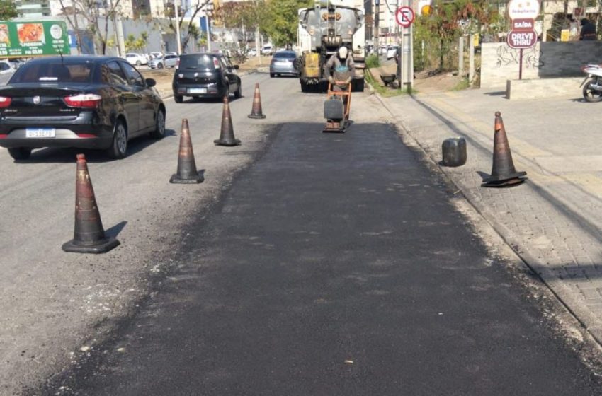 Seinfra finaliza semana de trabalhos com operação tapa-buraco em mais de 20 bairros da Capital