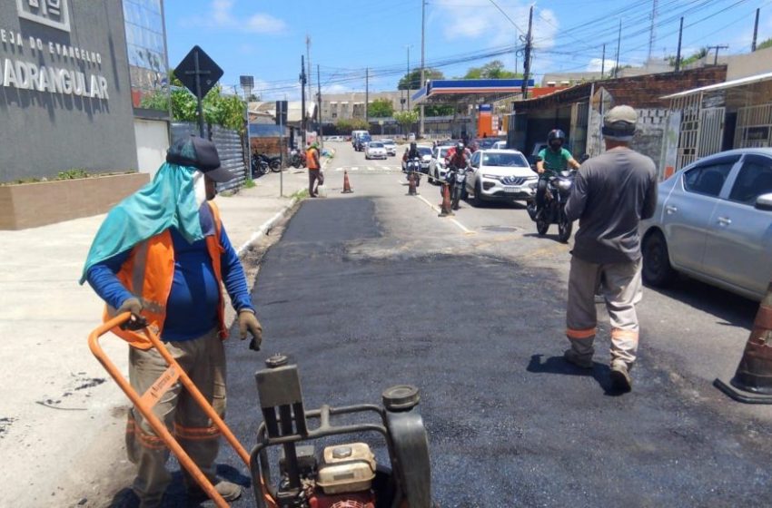  Seinfra realiza serviços de manutenção em mais de 20 bairros da Capital