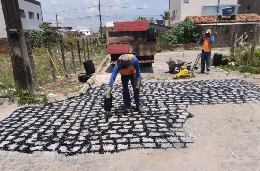  Seinfra começa a semana com serviços de manutenção em 20 bairros de João Pessoa