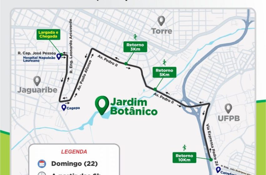  Semob-JP dá apoio operacional a 5ª Corrida contra o Câncer, neste domingo