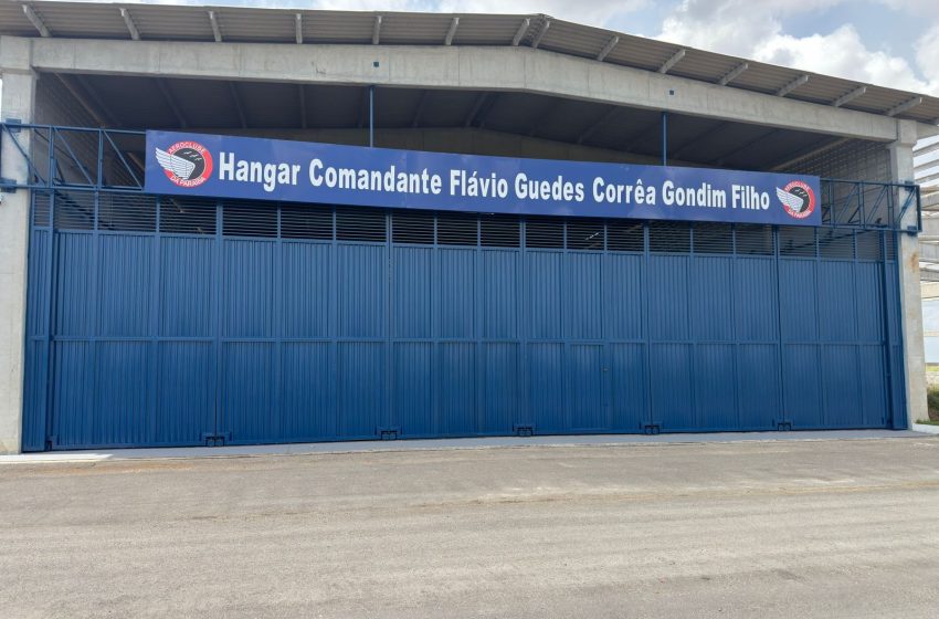 Aeroclube da Paraíba inaugura hangar recuperado e homenageia ex-presidente Flávio Guedes Corrêa Gondim