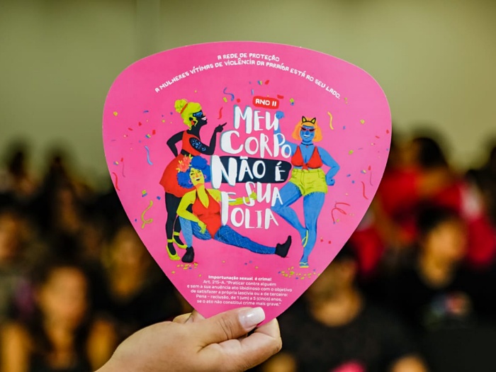  Paraíba lança oitava edição da campanha “Meu Corpo Não é Sua Folia” contra importunação sexual