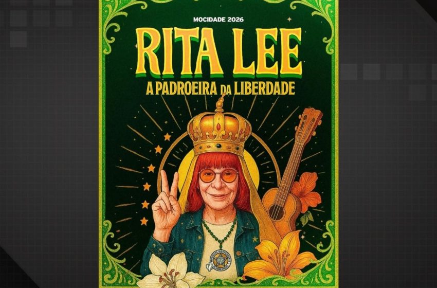  Mocidade leva Rita Lee à Sapucaí em enredo que mistura rock, samba e liberdade