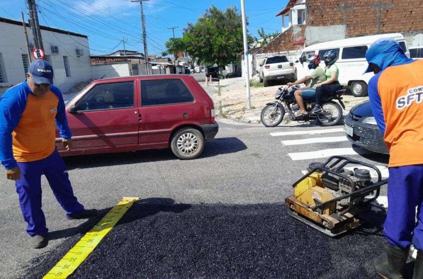  Operação Tapa-buraco da Seinfra atende 16 bairros da Capital nesta quarta-feira (26)