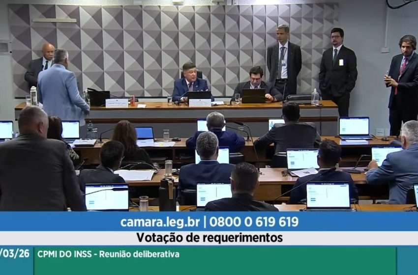  Bate-boca marca sessão da CPMI do INSS após quebra de sigilos de Lulinha