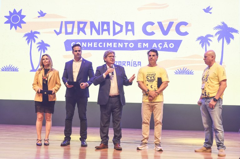  João Azevêdo abre Convenção Nacional da CVC e reforça estratégia do Governo do Estado para aumentar 40% nas vendas do Destino Paraíba