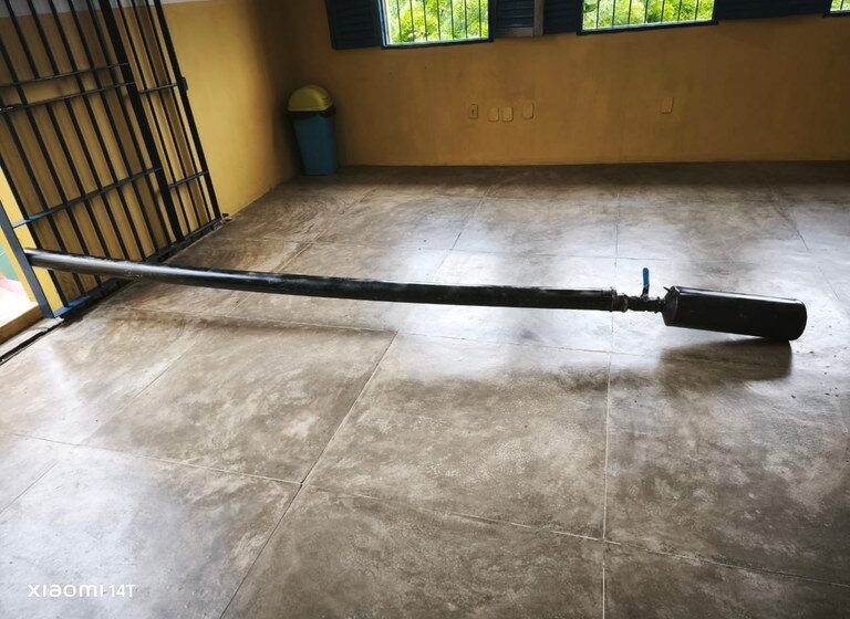  Artefato explosivo artesanal é apreendido nas proximidades de penitenciária em Cajazeiras