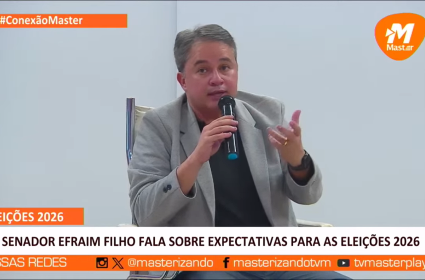  Efraim Filho revela meta de 40% dos votos para Flávio Bolsonaro na Paraíba e projeta vantagem eleitoral