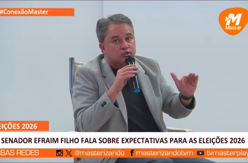 Efraim Filho diz no Conexão Master que PL aposta em “projeto de vitória” e deixa disputas internas de lado