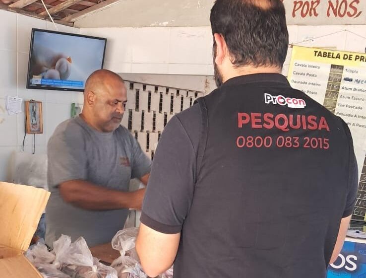  Procon-JP encontra diferença de até R$ 79 em pesquisa para pescados nos mercados públicos