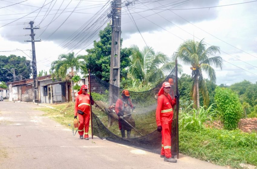  Emlur inicia a semana com serviços de conservação e coleta domiciliar na cidade