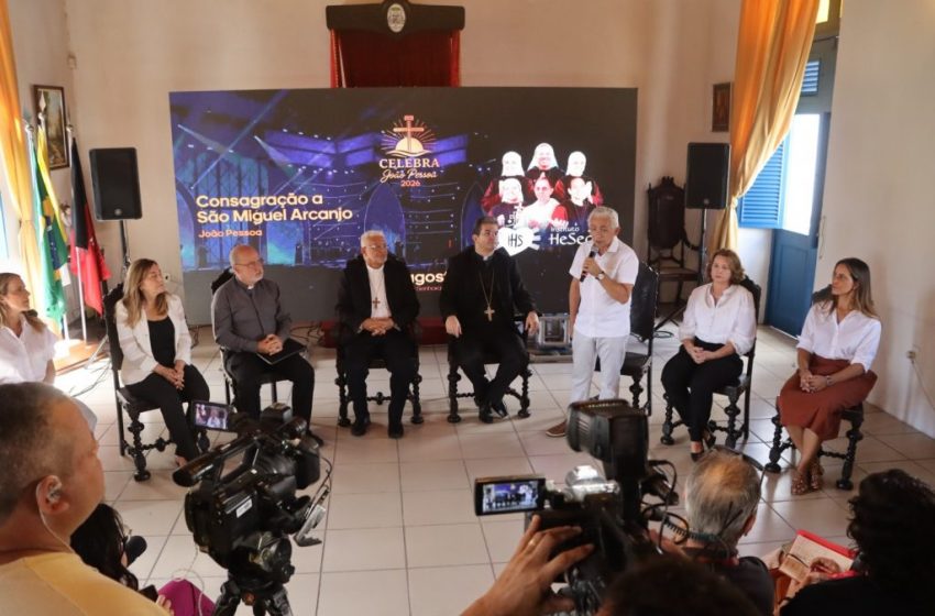  Prefeitura da Capital e Arquidiocese da Paraíba lançam ‘Celebra João Pessoa 2026’