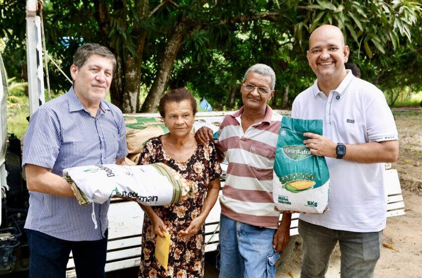  Prefeitura de João Pessoa fortalece agricultura familiar com entrega de sementes e apoio à produção