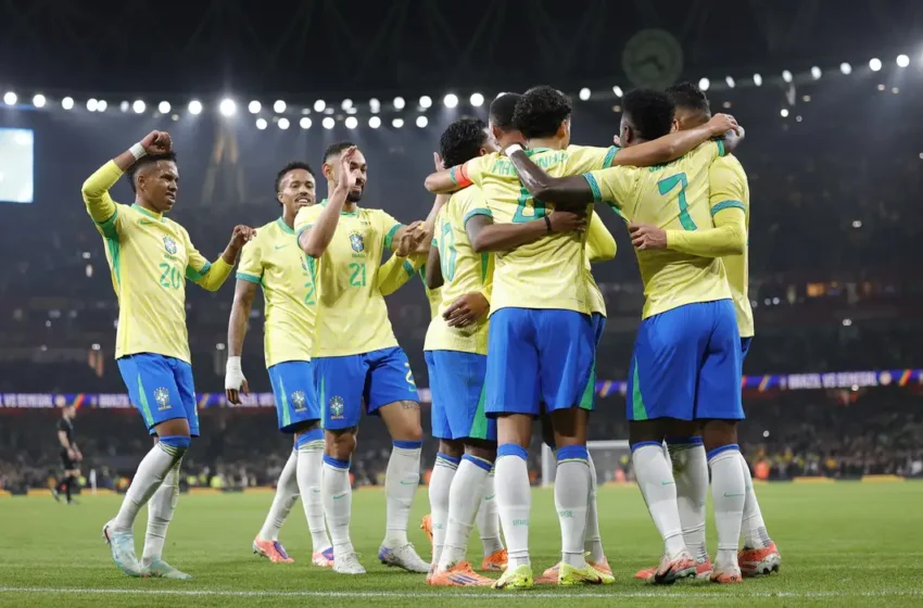  A seleção brasileira enfrenta a França em amistoso nesta quinta-feira