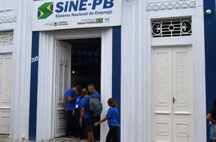  Sine-PB oferece mais de 500 vagas de emprego em 11 municípios paraibanos