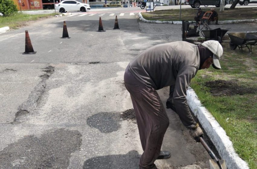  Seinfra mantém operação tapa-buraco e realiza serviços em 18 bairros de João Pessoa