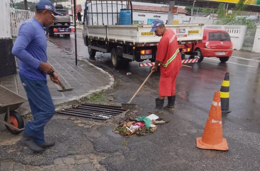  Seinfra intensifica manutenção da rede de drenagem para prevenir alagamentos